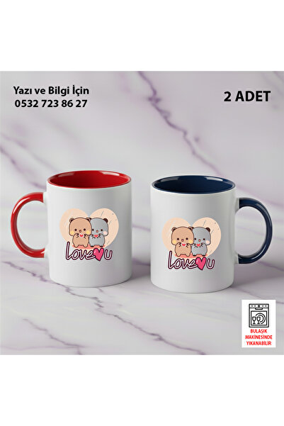 Ceymas Hediyelik 2-Piece Gift Set Dudububu Valentine's Day and Birthday Bubud...