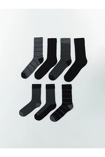 LC Waikiki Lcw Accessories Mixed Striped Men's Socks 7 Pcs