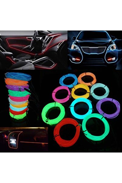 ALLES GÜNIŞIĞI İP NEON LED 3mm 3METRE FİTİLSİZ