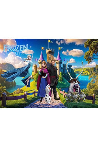 VIODESIGN Fototapet aniversar, autoadeziv, Frozen , multicolor, 80x120 cm LMA30