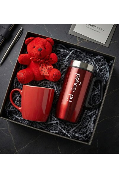 vegahediye v vega Kişiye Özel Kırmızı Bardak Termos & Kırmızı Kupa & Kırmızı ...