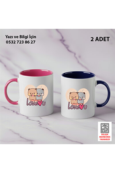 Ceymas Hediyelik 2-Piece Gift Set Dudububu Valentine's Day and Birthday Bubud...