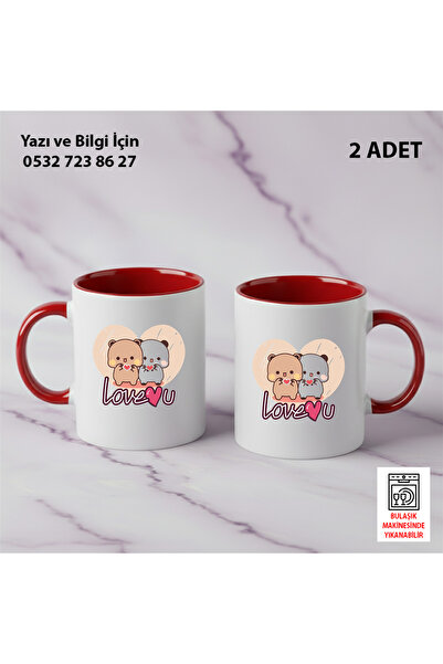 Ceymas Hediyelik 2-Piece Gift Set Dudububu Valentine's Day and Birthday Bubud...