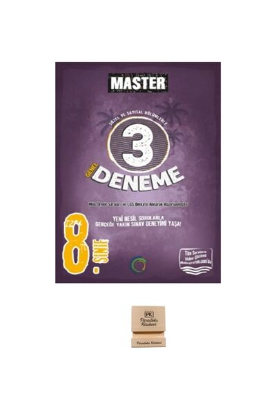 Okyanus Yayınları Okyanus LGS 8. Sınıf Master 3lü Deneme + Telefon Standı