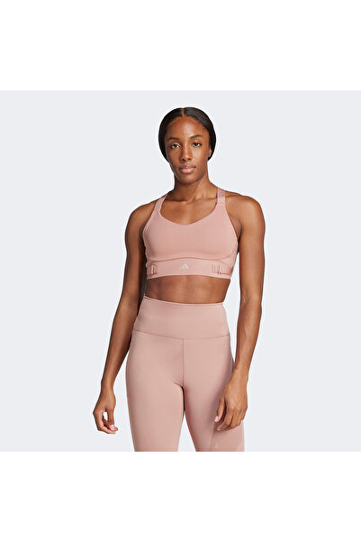 adidas حمالة صدر للتدريب باللون الوردي للنساء من فاستيم إل إتش إس