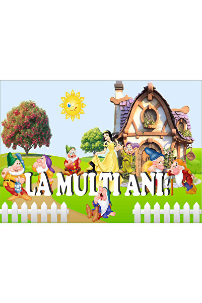 VIODESIGN Birthday photo wallpaper, self-adhesive, Snow White, multicolor, 80...