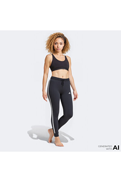 adidas H48447-k W 3s Tp Trıc Kadın Eşofman Altı Siyah