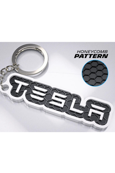 HİDRODEN Tesla Car Key Chain - Tesla Logo Key Chain - Auto Key Chain