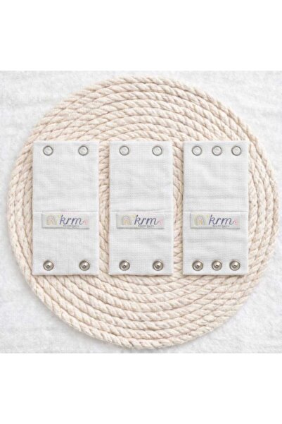 krm kerem bebe (Total 3 Pieces) 2 Pieces with 2 Snaps (8.5mm) 1 Piece with 3 ...