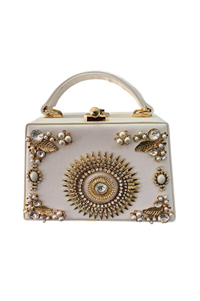 Ega ayakkabı حقيبة نسائية مرصعة بالأحجار مستوردة