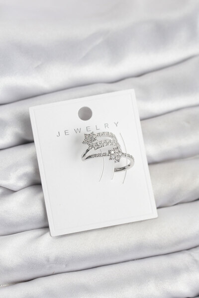 blackpure Silver Color Zircon Stone Star Model Cartilage Earcuff Earring