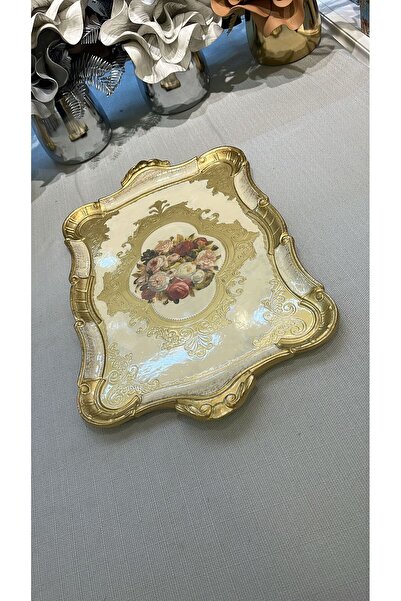 masi Esterhomedecor Original Italian Rosewood Tray for 6 People