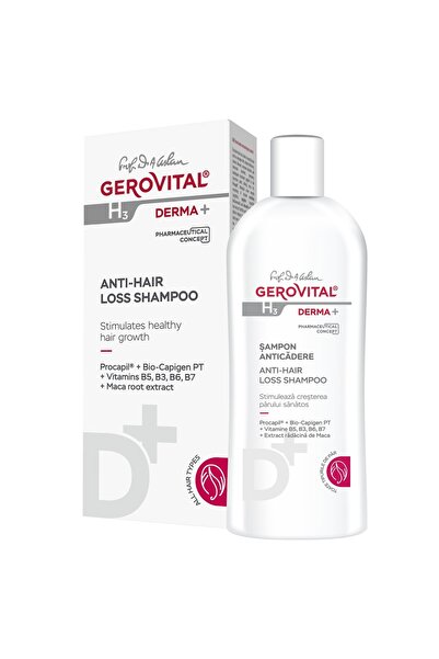GEROVITAL Σαμπουάν H3 Derma+ για την τριχόπτωση, 200 ml