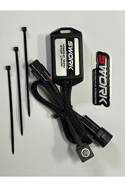 SWORK Yamaha Nmax 125-155 (2021-2024) Uyumlu 133 Mod’lu Stop Çakar Modülü Uça...