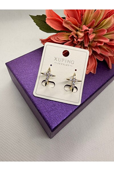 XUPING JEWELRY Zircon Stone Jeweler Vip Series Plus Model Steel Earrings