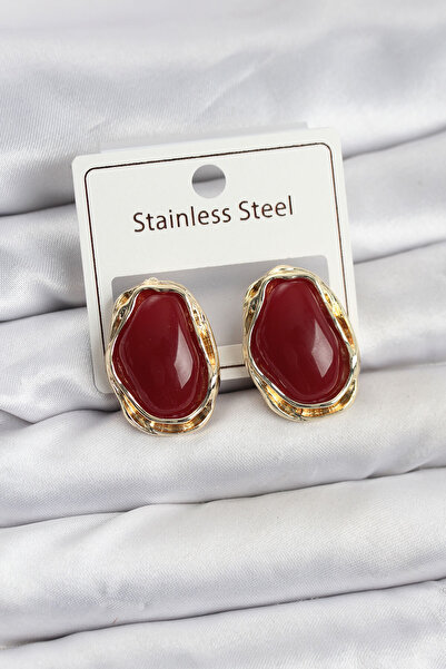 blackpure White Drop Model Brass Vintage Women's Earrings