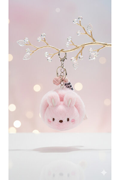 Şirin Pliš figurica zeca sa ogledalom Privezak za ključeve - Dvostrano ogleda...