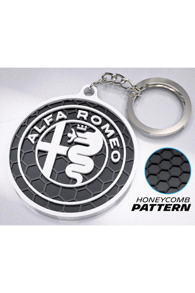 HİDRODEN Alfa Romeo Car Key Chain - Auto Key Chain - Key Chain with Logo