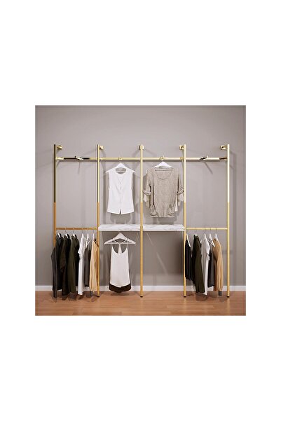 MD Vİtrin Dekorasyon GOLD F SİSTEM Mağaza Raf Sistemi, Askılık Sistemi, Butik...