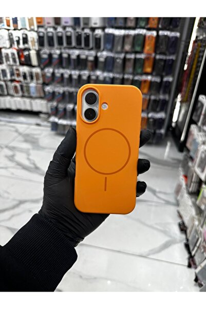 Bilişim Aksesuar iPhone 17 Uyumlu Silinebilir Lansman Kılıf - Turuncu