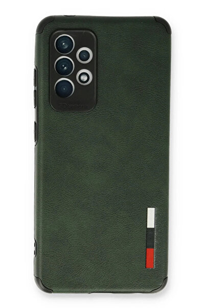 BSN STİL Bsnshop Samsung Galaxy A33 5g Case Loop Leather Silicone - Green 105...