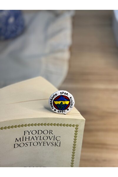 ESMOSELLA El Yapımı Fanatik Fenerbahçe Amblem Taraftar Özel Tasarım Kitap Ayracı