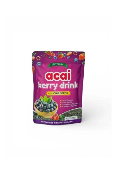 Fitgum Açaí berry drink with chia seeds