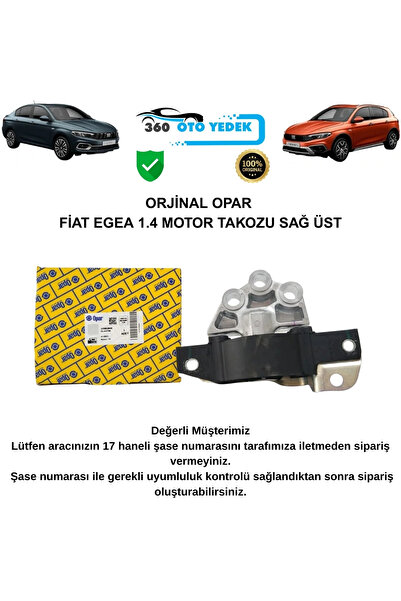 OPAR 51983866 Fiat Egea 1.4 Sağ Üst Motor Takozu