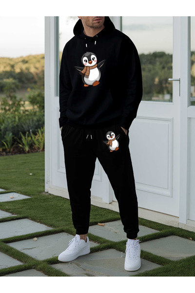 ibibik moda Sweatshirt sweatpants jogger special Printed tracksuit set Hooded