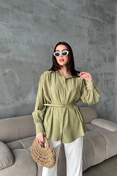 Lady Pixie Modal Shirt with Belt Detail