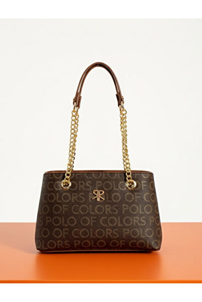 Çanta Trend Polo Of Colors Women's Monogram 4 Compartment Shoulder and Crossb...