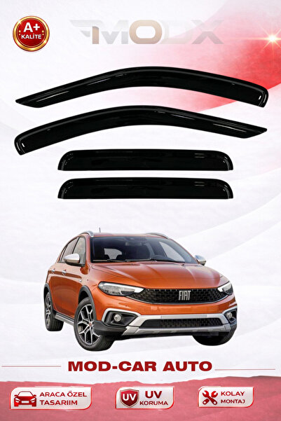 MODxAUTO FİAT EGEA CROSS 2020+ ARACA ÖZEL 4'LÜ CAM RÜZGARLIĞI PREMİUM A+