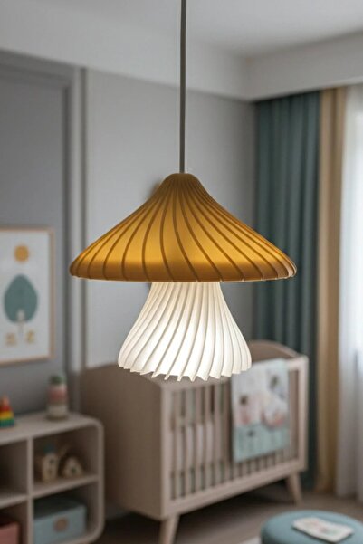 Rekatech Modern Mantar Tasarımlı Sarkıt Avize – Çocuk & Bebek Odası Dekoratif...