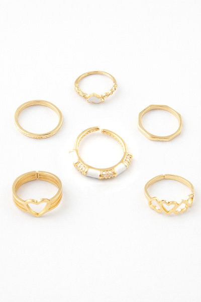 Sortie Aksesuar Kalp Figürlü Zirkon Taşlı ve Mineli Boyu Ayarlanabilir Çelik ...