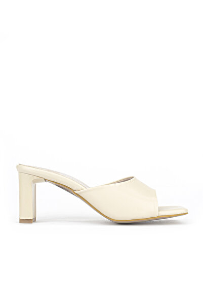 Ziya , Women's Heeled Slippers 161996Z326 Tan