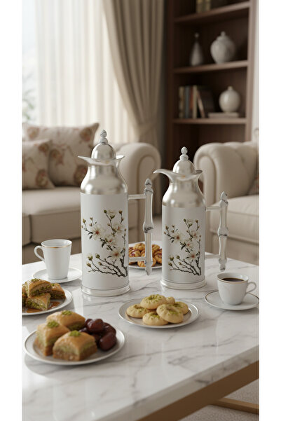 Generic A luxurious tea and coffee thermos set with elegant gypsy patterns – ...