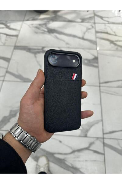 Bilişim Akademi iPhone 17 Air Compatible Leather Case with Card Holder, Case ...