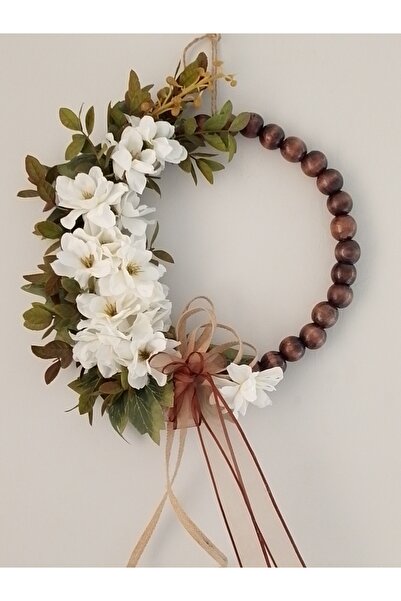 JollyShop Kahverengi ahşa kapı süsü