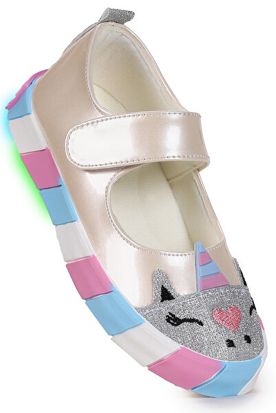Kiko Kids Gilan Velcro Light-Up Girls' Ballerina Shoes