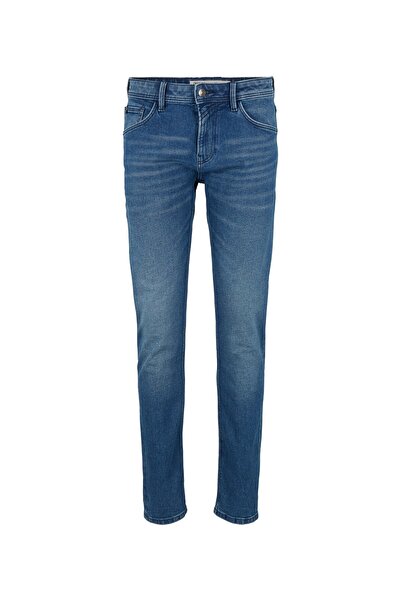 Tom Tailor Hose Piers Slim Jeans mit leichter Waschung im Five-Pocket-Style
