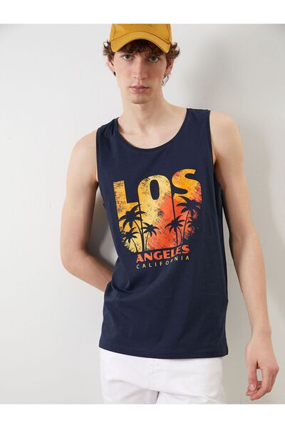 LC Waikiki Xside Los Angeles Printed Men's Sleeveless T-Shirt