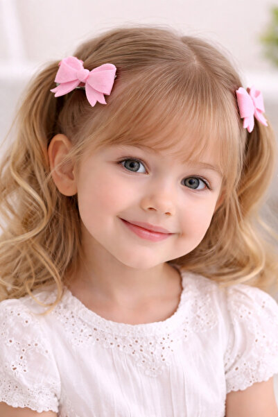 DOĞALYA Kız Çocuk 2'li Fiyonk Kurdale Pens Toka