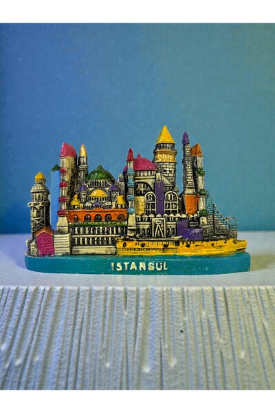 NazarNovaStore İstanbul Temalı Renkli Dekoratif Masa Süsü Magnet | El Yapımı ...