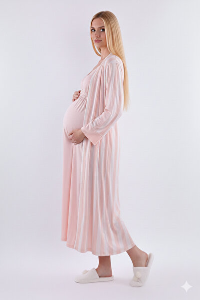 Lohussa New Season Powder Strap Striped Summer Special Design Cotton Maternit...