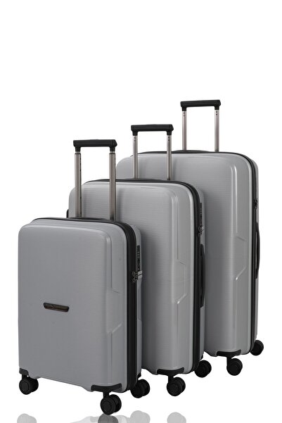 MÇS Baggaj 1. Sınıf Kalite İthal Malzeme Polipropilen Kırılmaz 360 C° Döner 4...