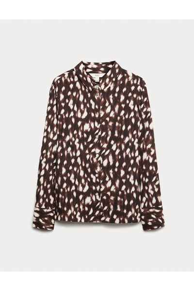 Marks & Spencer Desenli Kadın Gömlek