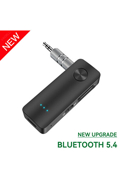 Choice جهاز T66 (جديد) 2 في 1، جهاز استقبال وإرسال صوتي بتقنية بلوتوث 5.4، مح...