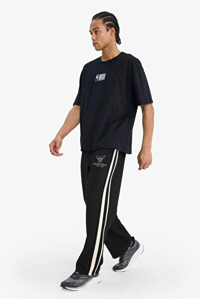DeFacto NBA Chicago Bulls Relax Fit Jacquard Jogger G5015AX25AU