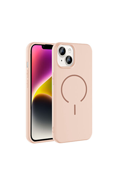 Başkenttekno iPhone 13 Case Meta Launch M-Safe Camera Protection Velvet Insid...