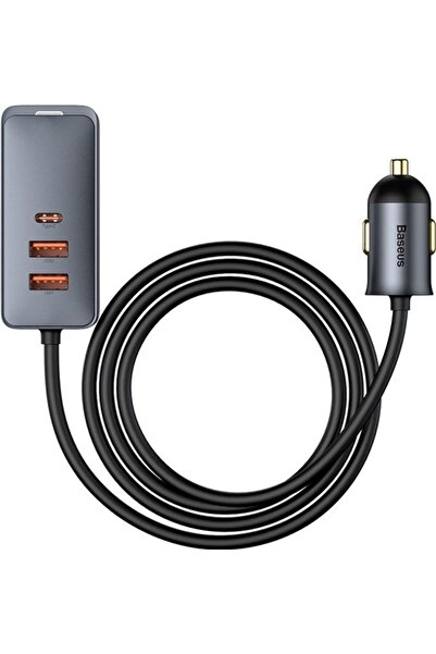 Baseus 120W Multi USB Car Charger [QC3.0 & PD 3.0] 30Wx4 Ports Fast Car Charg...